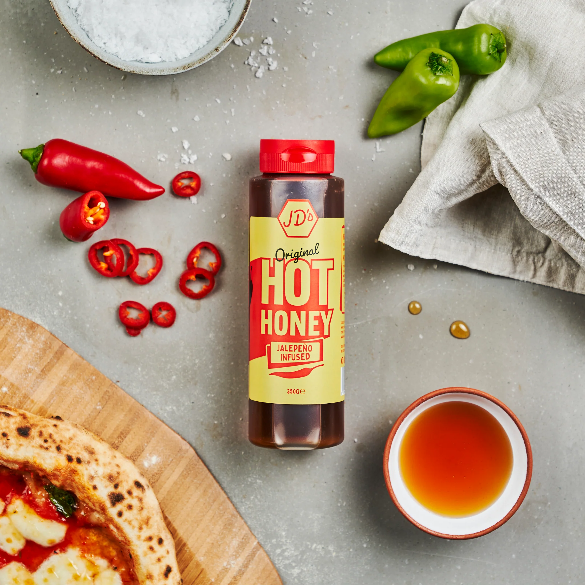 JD’s Hot Honey - Original Jalapeño Infused Honey (350g) - Image 5