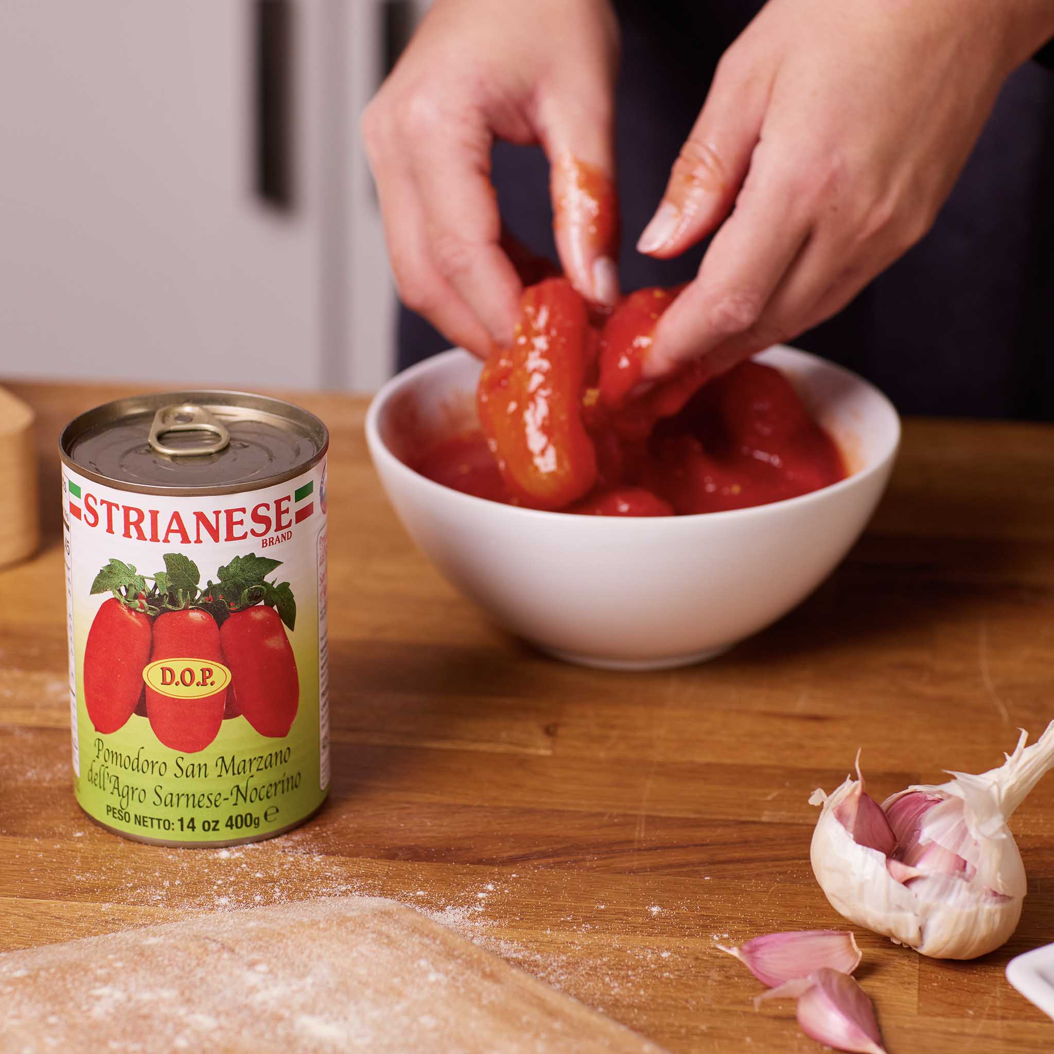 Strianese San Marzano Peeled Plum DOP (400g) - Image 6
