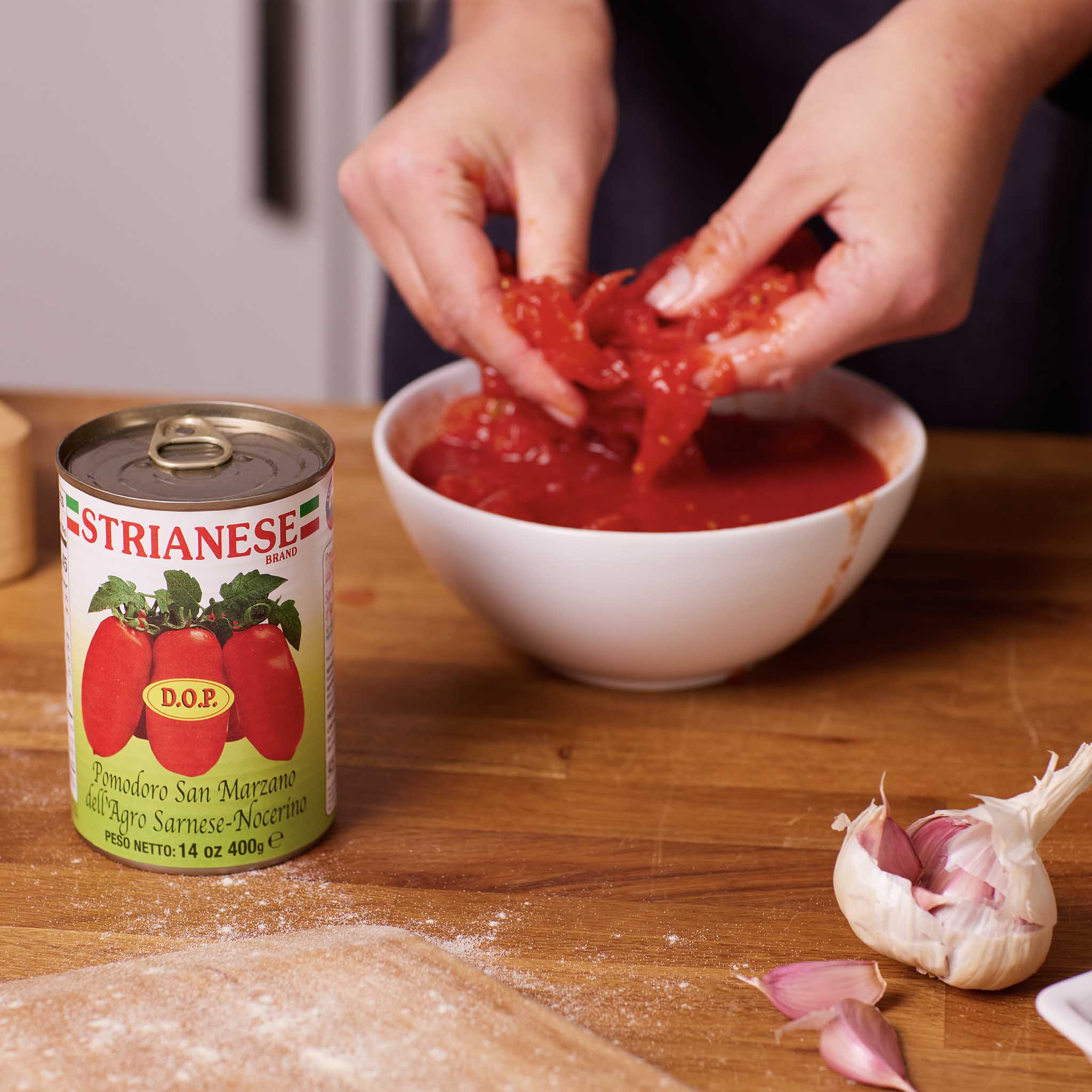 Strianese San Marzano Peeled Plum DOP (400g) - Image 7